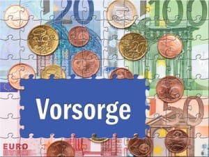 Pflegevorsorge - Konzept Geld und Sicherheit